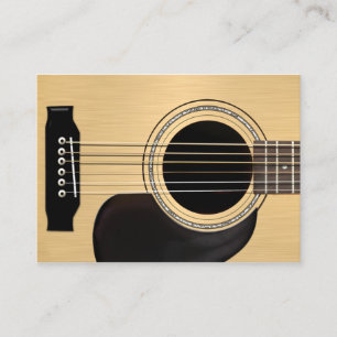 Acoustic Guitar Business Card