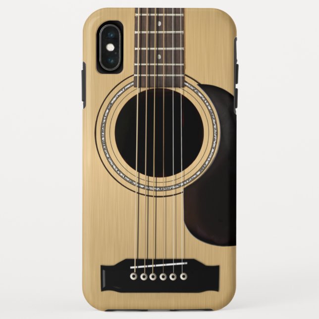 Acoustic Guitar Case-Mate iPhone Case (Back)