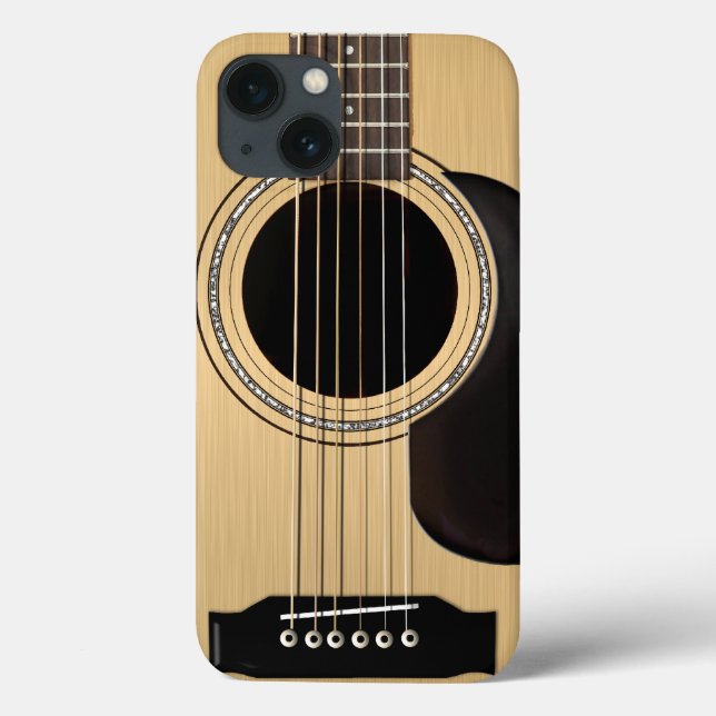Acoustic Guitar Case-Mate iPhone Case (Back)