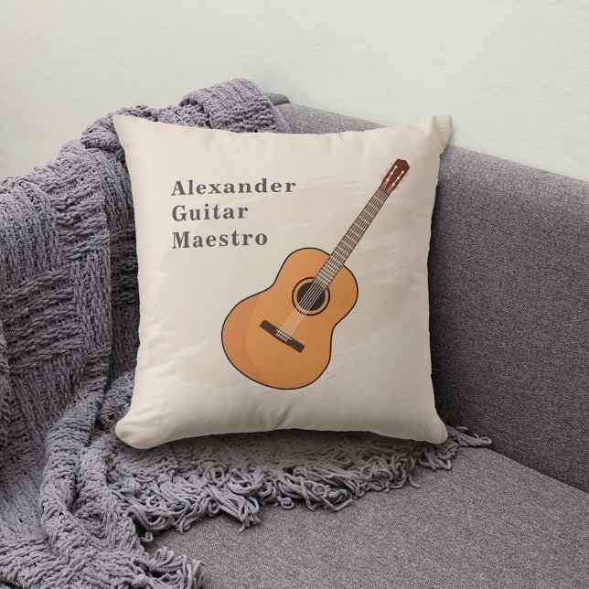 Acoustic Guitar Cushion (Acoustic Guitar Pillow)
