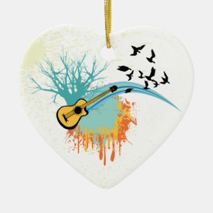 Acoustic guitar custom ornaments