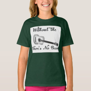 Acoustic Guitar Girls American Apparel ¾ Sleeve R T-Shirt