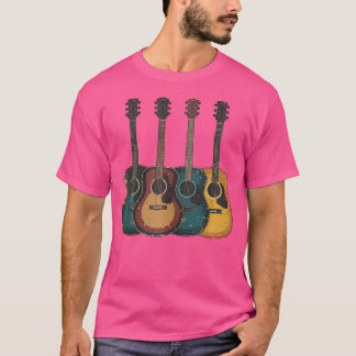 Acoustic Guitar Guitarist Music Band Musician T-Shirt