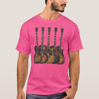 Acoustic Guitar Guitarist Music Band Musician T-Shirt