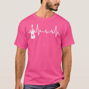 Acoustic Guitar Heartbeat Guitar Musician Guitar P T-Shirt