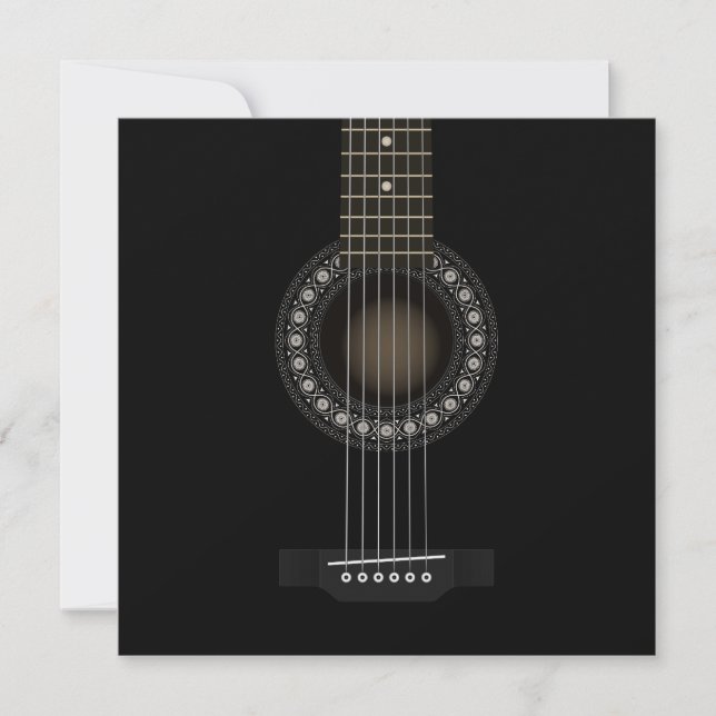 Acoustic Guitar Invitation (Front)
