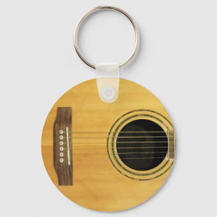 Acoustic Guitar Key Ring