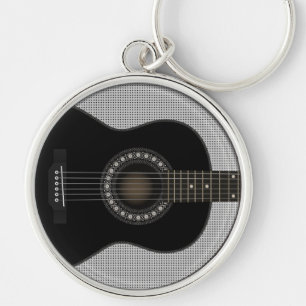 Acoustic Guitar Keychain