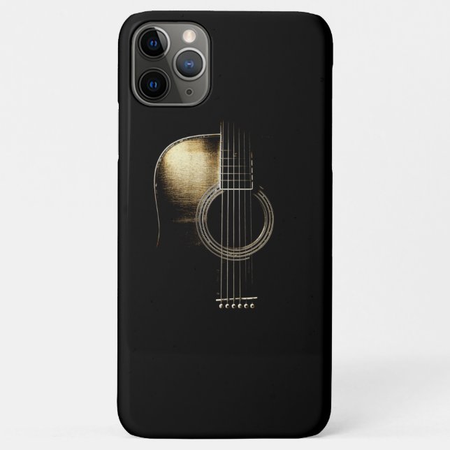 Acoustic Guitar Lite Case-Mate iPhone Case (Back)
