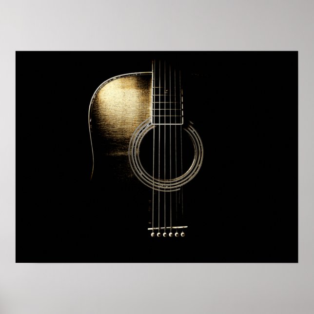 Acoustic Guitar Lite Poster (Front)