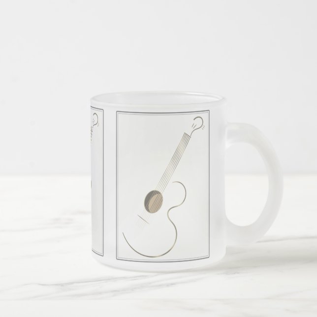 Acoustic Guitar Logo Design Mugs (Right)