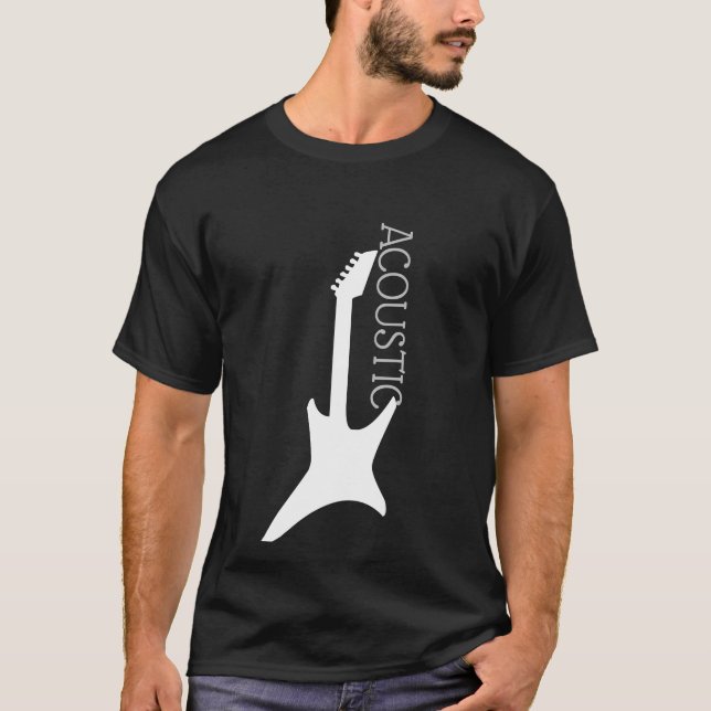 Acoustic Guitar Logo T-Shirt (Front)