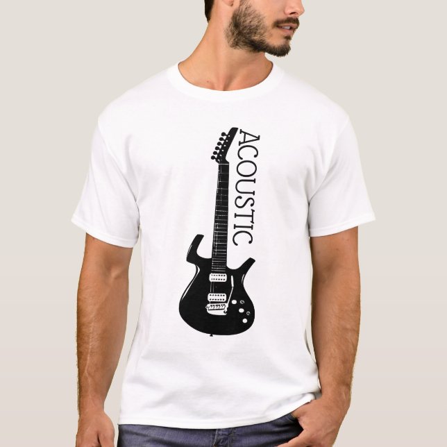 Acoustic Guitar Logo T-Shirt (Front)