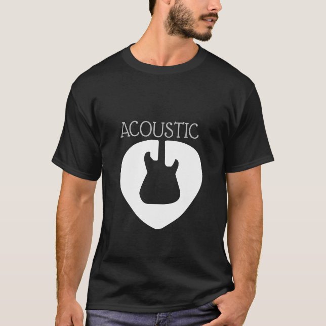 Acoustic Guitar Logo T-Shirt (Front)