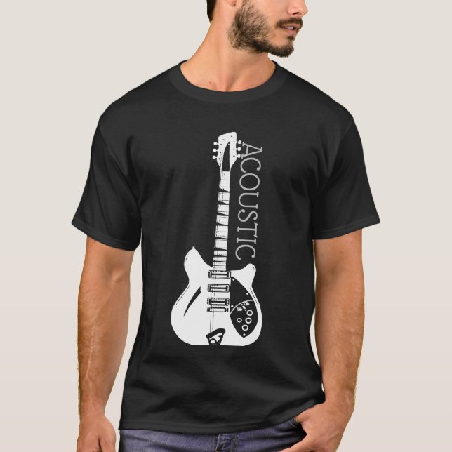 Acoustic Guitar Logo T-Shirt (Front)