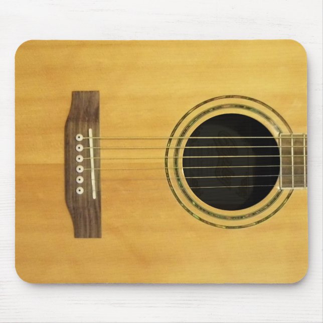 Acoustic Guitar Mouse Pad (Front)