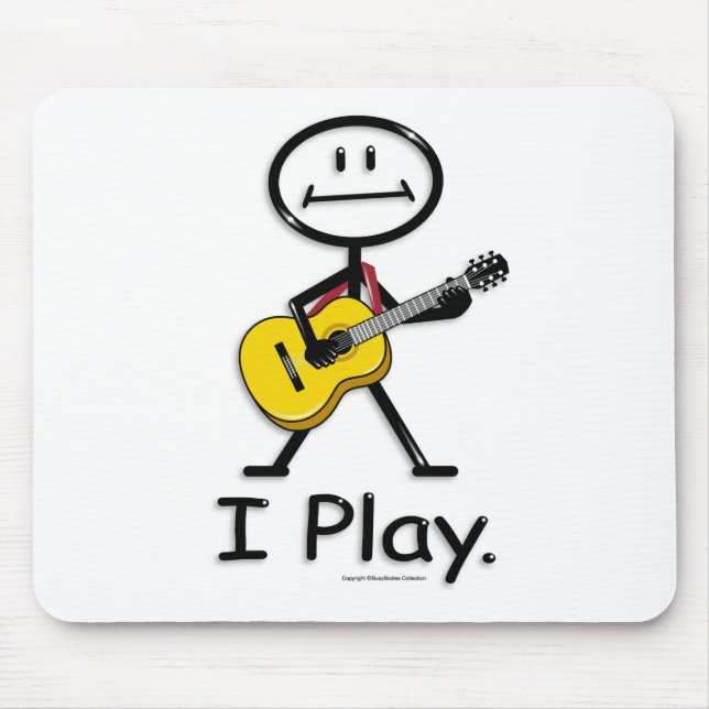 Acoustic Guitar Mouse Pad (Front)
