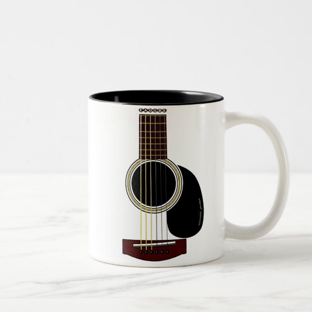 acoustic guitar mug (Right)