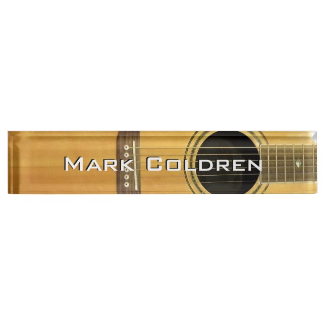 Acoustic Guitar Nameplate (Front)