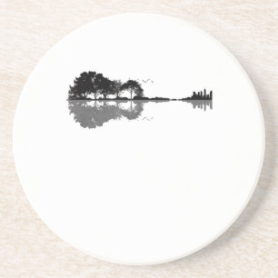 Acoustic Guitar Nature Est Music Bass Guitarist Coaster