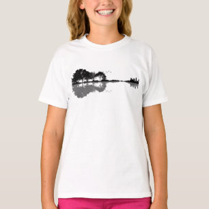 Acoustic Guitar Nature Est Music Bass Guitarist T-Shirt