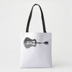 Acoustic Guitar Nature Est Music Bass Guitarist Tote Bag
