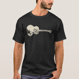 Acoustic Guitar Nature Mountain Music Guitarist R T-Shirt