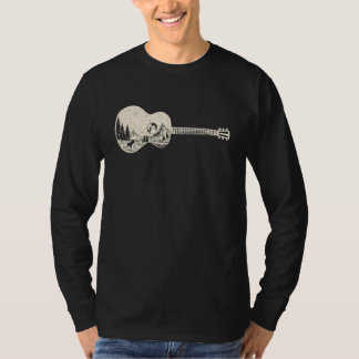 Acoustic Guitar Nature Mountain Music  Guitarist R T-Shirt