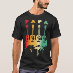 Acoustic Guitar - Papa - Cool Guitarist Gift - Pap T-Shirt