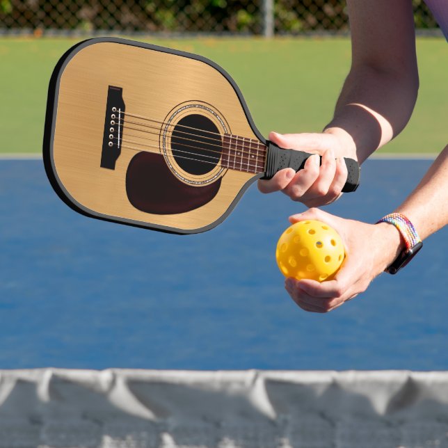 Acoustic Guitar Pickleball Paddle (Insitu)