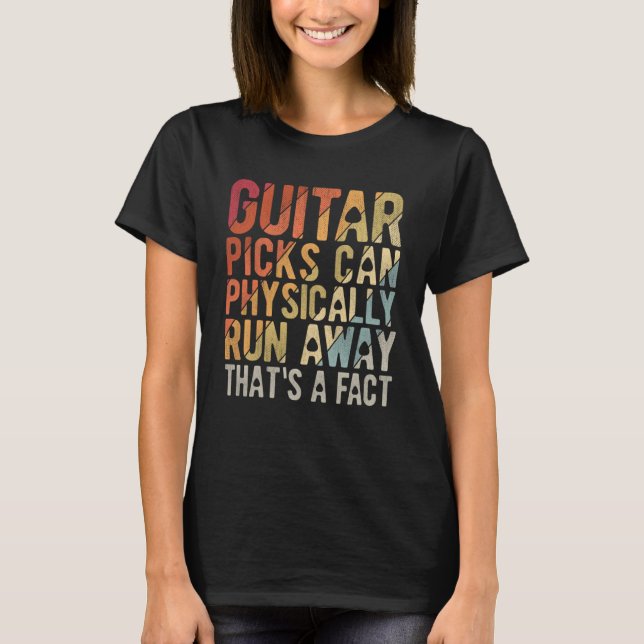 Acoustic Guitar Player For A Musician Guitarist  1 T-Shirt (Front)