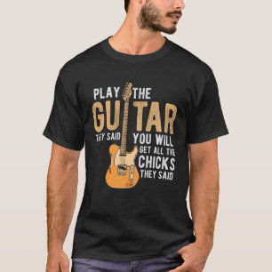 Acoustic Guitar Player For A Musician Guitarist 1 T-Shirt