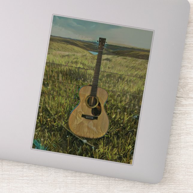Acoustic guitar player gift (Detail)