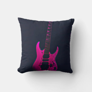 Acoustic guitar player gift cushion