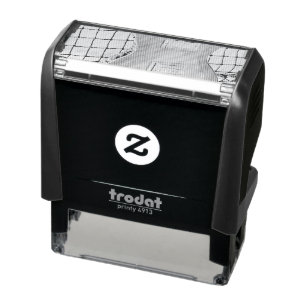 Acoustic guitar player gift self-inking stamp