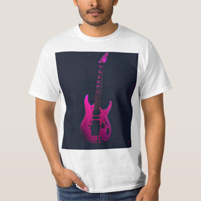 Acoustic guitar player gift T-Shirt (Front)