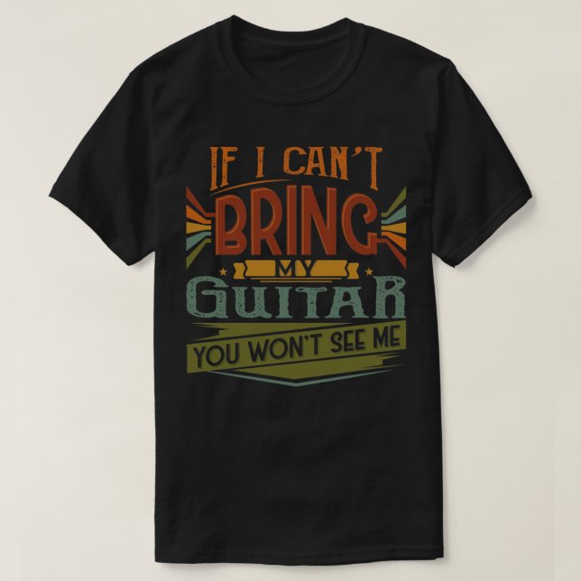 Acoustic Guitar Player Musical Instrumentver T-Shirt (Design Front)