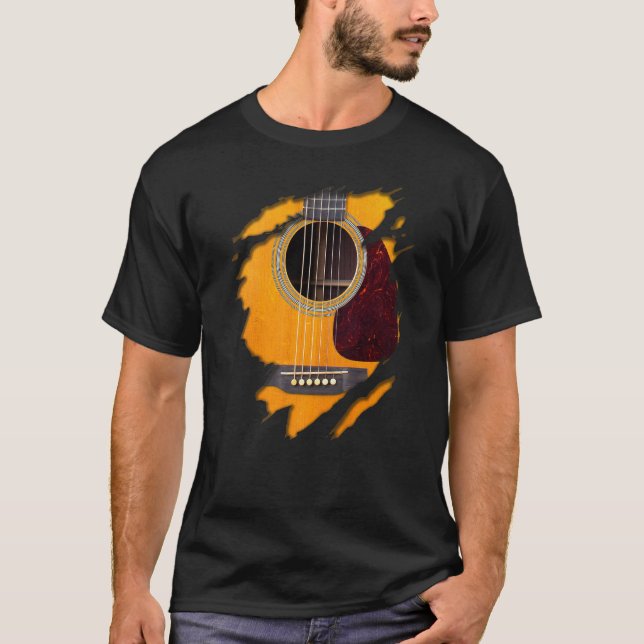 Acoustic Guitar Player Six String Classic Rock & R T-Shirt (Front)