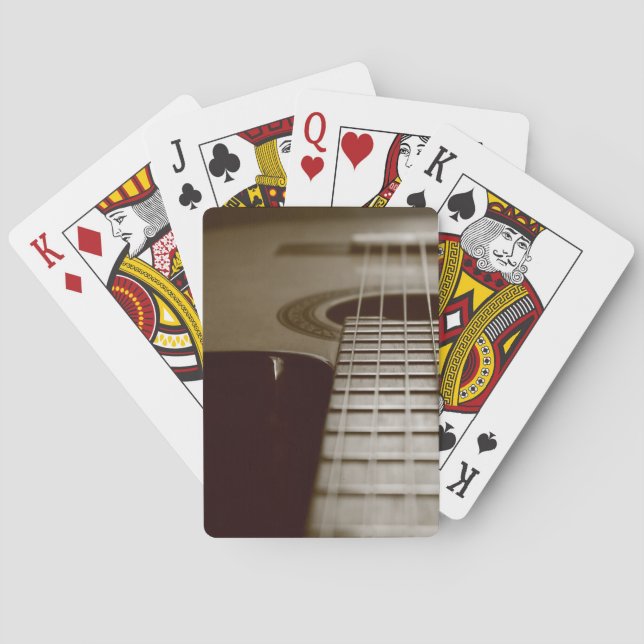 Acoustic Guitar Playing Cards (Back)