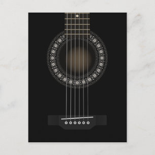 Acoustic Guitar Postcard