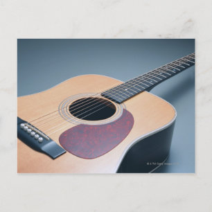 Acoustic Guitar Postcard