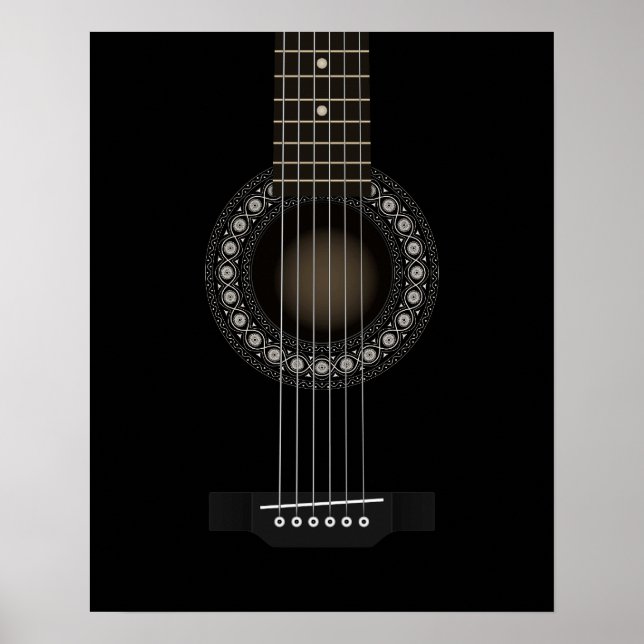 Acoustic Guitar Poster (Front)