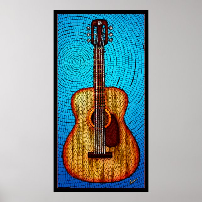 Acoustic Guitar Poster (Front)