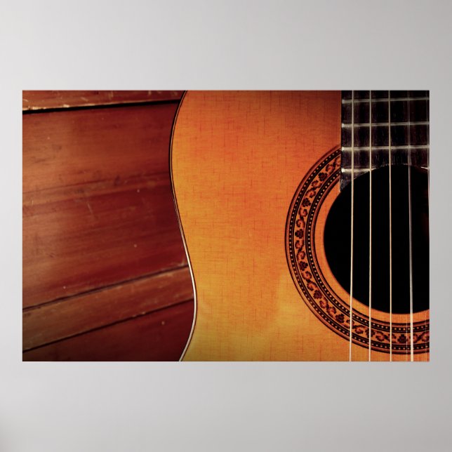 Acoustic Guitar Poster (Front)