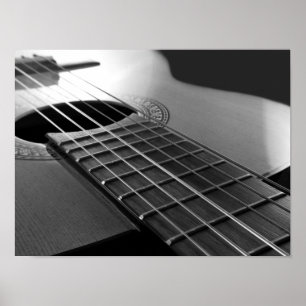 Acoustic guitar. poster