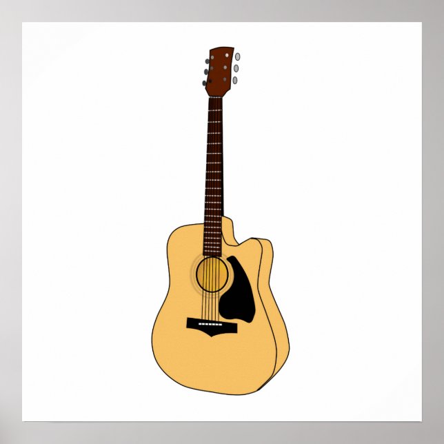 Acoustic Guitar Poster (Front)