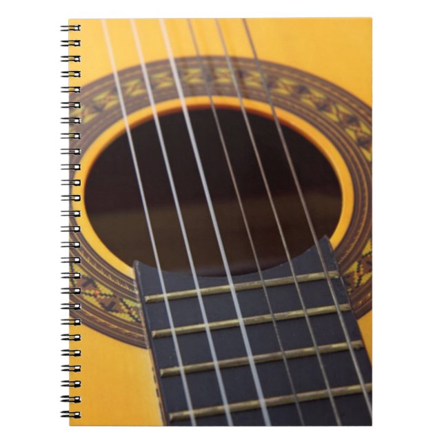 Acoustic Guitar Spiral Notebook (Front)
