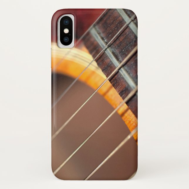 Acoustic Guitar Strings Case-Mate iPhone Case (Back)