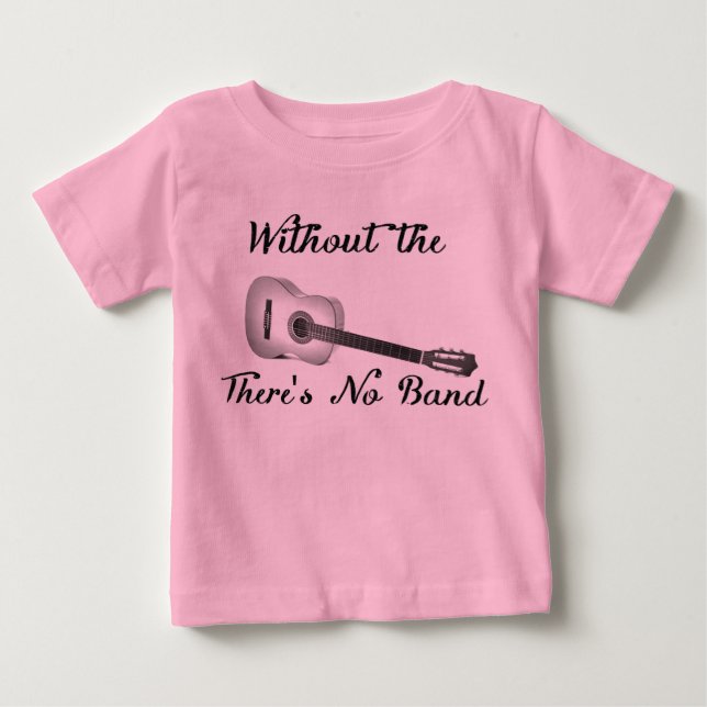Acoustic Guitar Toddler Long Sleeve Tee (Front)
