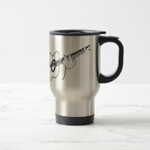 acoustic guitar travel mug